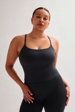 Black Willa Strappy Tank