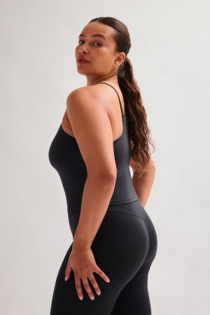 Black Willa Strappy Tank