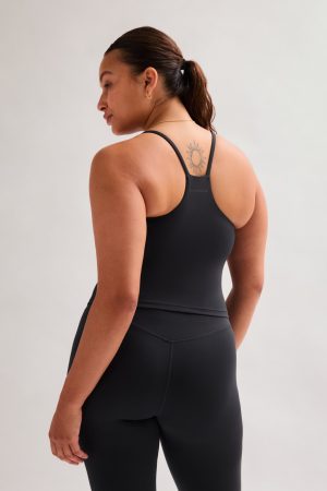 Black Willa Strappy Tank