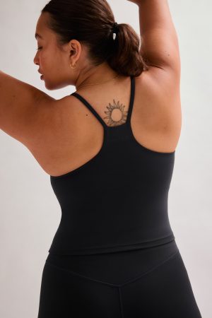 Black Willa Strappy Tank