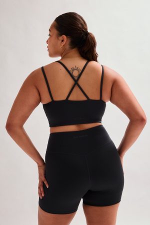 Black Noah Strappy Bra