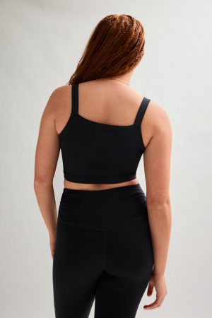 Black Julia Cowl Neck Bra