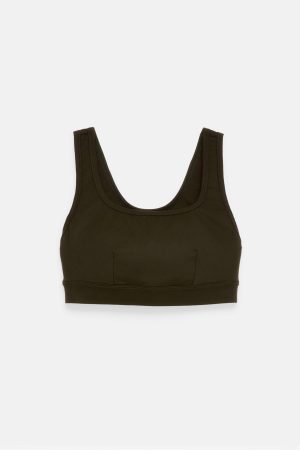 Eucalyptus Holly Foldover Bra