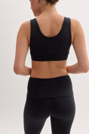 Black Holly Foldover Bra