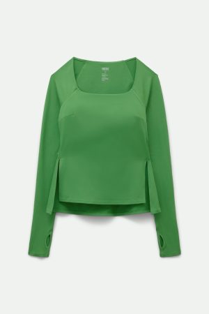 Rio ReSet High-Low Long Sleeve Top
