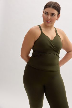 Eucalyptus Tabitha Wrap Tank