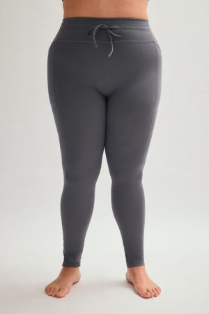Moon Compressive Drawstring Pocket Legging
