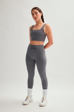 Moon Compressive Drawstring Pocket Legging