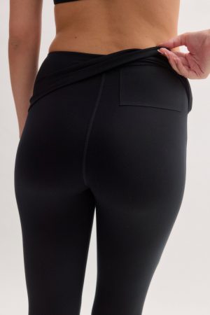 Black Foldover Legging