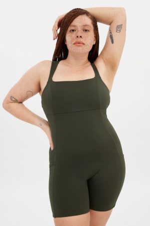 Terrace Tina Open Back Unitard