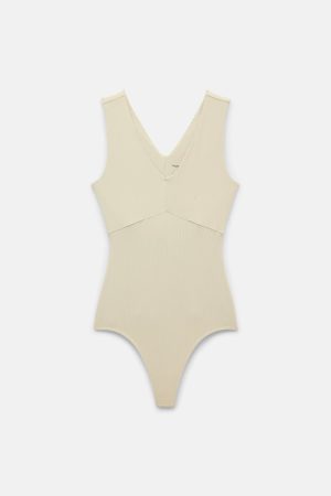 Marble Amelia V-Neck Bodysuit