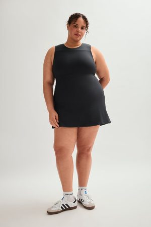 Black Lucia Sleeveless Mini Dress