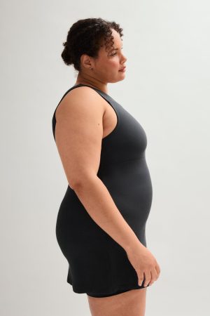 Black Lucia Sleeveless Mini Dress