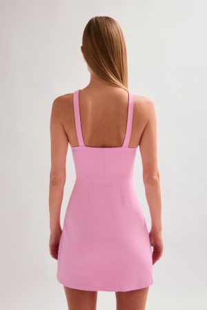 Mariposa Becca X Neck Dress