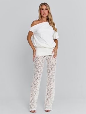 AVENELLE PANT WHITE