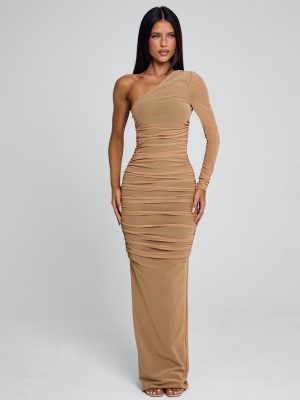 REVA MAXI DRESS TAN